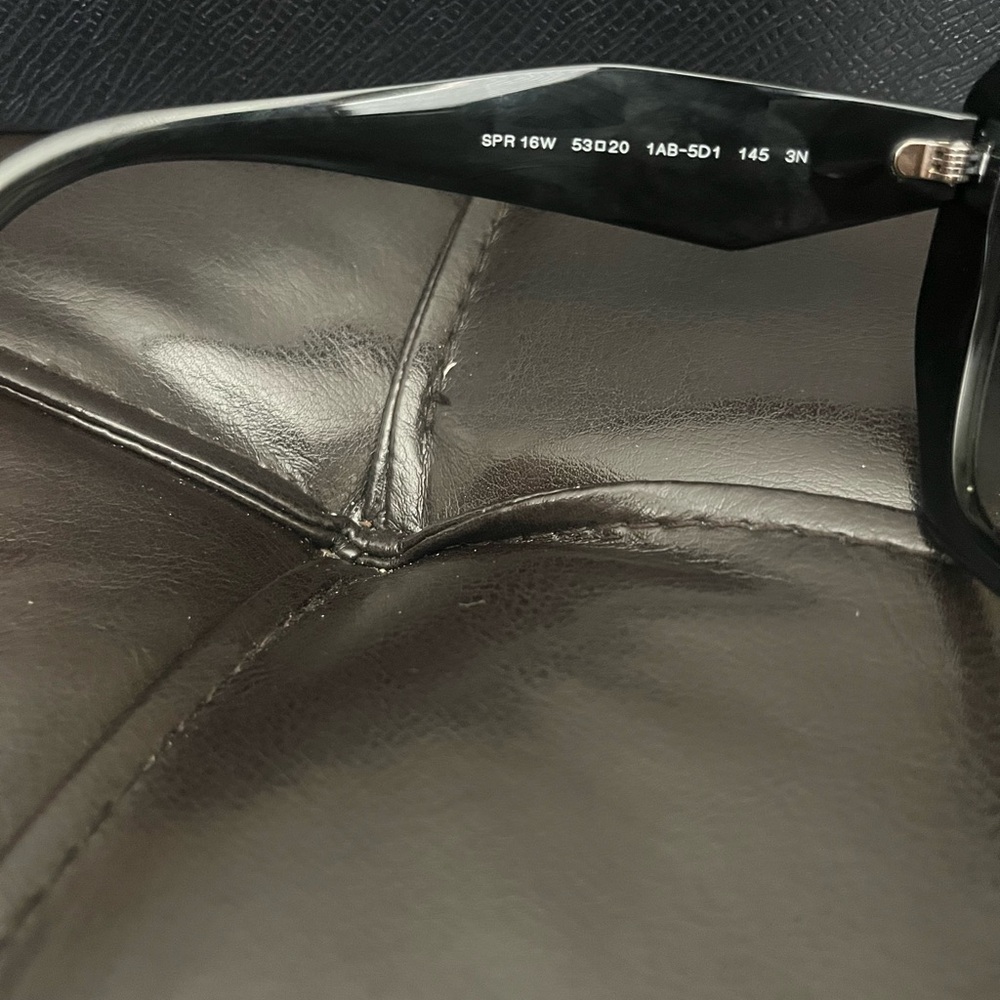 Prada Black Sunglasses Sleek Modern Design. - Picture 6 of 11